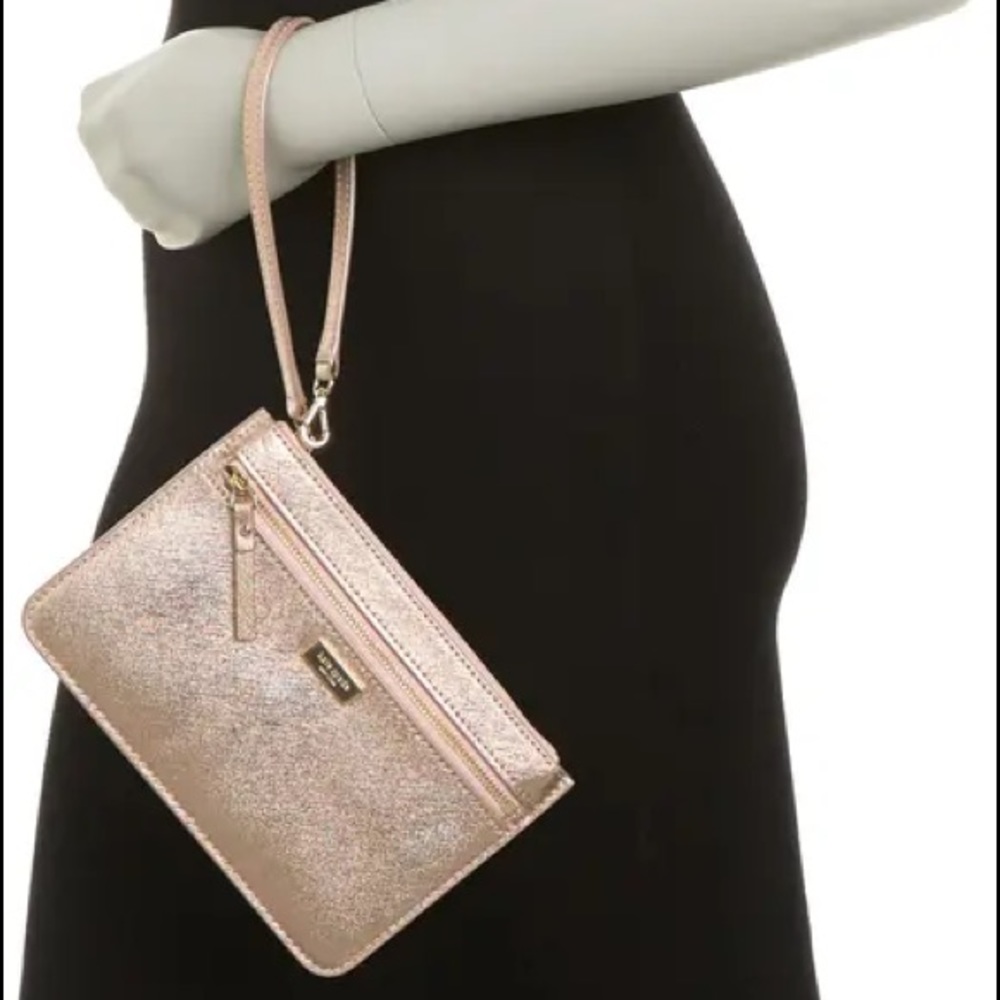 metallic leather wristlet by
KATE SPADE NEW YORK - Picture 12 of 17